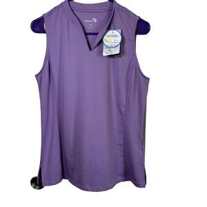 Baleaf purple sleeveless athletic tank golf tennis UPF50  womens light size M